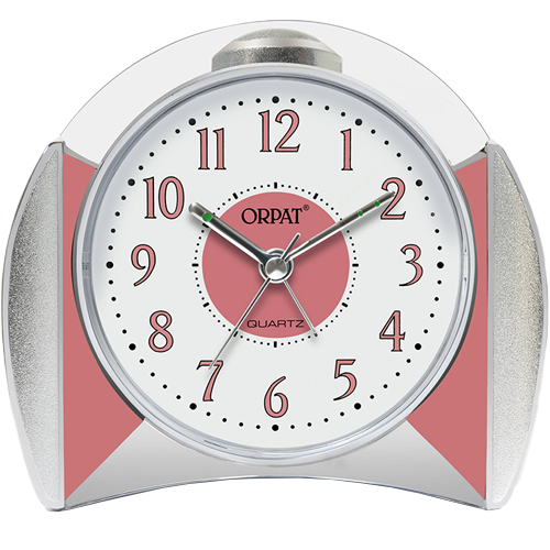 Orpat designer pink buzzer alarm clock(TBB-377)